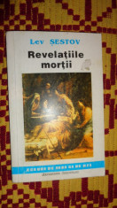 Revelatiile mortii 189pagini- Lev Sestov foto