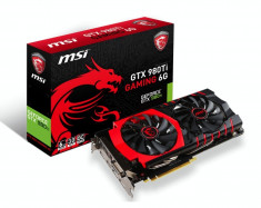 Placa video MSI GeForce GTX 980 Ti GAMING 6GB DDR5 384-bit (GARANTIE 12 LUNI ! ) foto