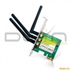 Placa Retea Wireless PCI-E 450Mbps Dual Band, Atheros, 3T3R foto