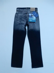 AJ Armani Jeans J01 Series N 001 Low Waist Bell Bottom Zipper Fly; marime 30 foto