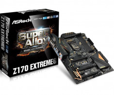 Placa de baza ASROCK Z170 EXTREME6, Socket LGA1151, Z170-A, 4*DDR4 2133/3400, DP/HDMI/DVI, 3*PCIEx3.0/2.0, 3*PCI, 8*SATA3, 1*SATA Express, bulk foto