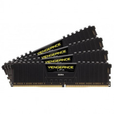 Memorie RAM Corsair, DIMM, DDR4, 16GB, 2400MHz, 14-16-16-31, Kit 4x4GB, radiator Black Vengeance LPX foto