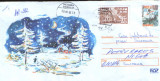 Intreg postal 2002 circulat - Fantezie de iarna