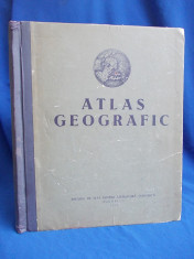 ATLAS GEOGRAFIC * 1953 foto