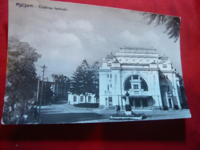 Ilustrata Focsani - Teatrul , circulat 1960 foto