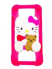 Husa / Bumper Iphone 4 4s 5 5s 5c 6 6s SE Hello Kitty SILICON foto