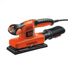 Slefuitor cu viteza variabila si foaie abraziva de 1/3 Black&amp;amp;Decker KA320EKA, de 240W foto