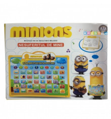 TABLETA EDUCATIVA MINIONS 2 IN 1 IN LIMBA ROMANA foto