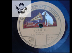 Enrico Caruso disc patefon gramofon His master&amp;#039;s voice DK 103 stare impecabila! foto