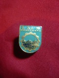 Insigna IMN Constanta, metal si email , h= 2,1 cm