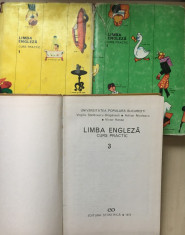 LIMBA ENGLEZA CURS PRACTIC - V. Stefanescu-Draganesti (3 volume) foto