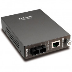 Accesoriu retea media convertor D-Link DMC-300SC Multimode 10/100 la 100BaseFX foto