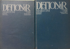 DICTIONAR MARITIM ENGLEZ-ROMAN SI ROMAN-ENGLEZ - Beziris, Popa, Scurtu (2 vol) foto