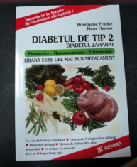 DIABETUL DE TIP 2 DIABETUL ZAHARAT-ROSEMARIE FRANKE HANS HAUNER foto