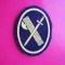 HOPCT EMBLEMA MILITARA ITALIA D= 45/35 MM-MATERIAL TEXTIL