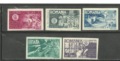 Romania 1945 ? AGIR (nedantelata) - serie nestampilata M339 foto