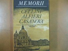 Cellini Alfieri Casanova Memorii Bucuresti 1981 foto