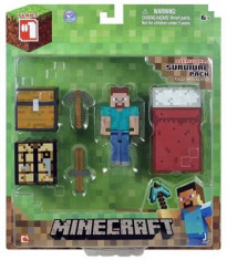 Set Jucarii Minecraft Core Player Survival Pack foto