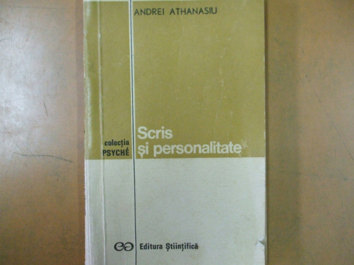Scris si personalitate Andrei Athanasiu Bucuresti 1970 006