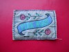 HOPCT EMBLEMA VECHE PINK ROSE D= 45;30 MM-MATERIAL TEXTIL