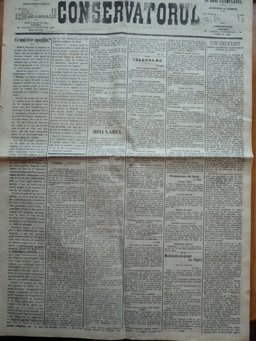 Ziarul Conservatorul , nr.165 din 1906