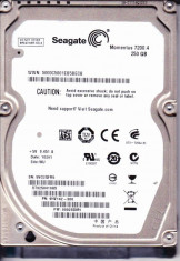 HDD 7200 RPM SATA2 Laptop 250gb Seagate Momentus 7200.4 ST9250410AS 16MB Buffer foto