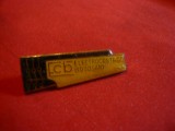 Insigna Electrocontact Botosani ,metal si email, h= 3,6 cm