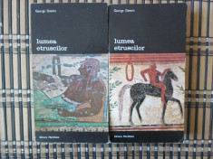 Lumea etruscilor-2 volume-George Dennis-Ed.Mediterane 1985 foto