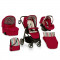 Set carucior, scoica si landou 3 in 1 Lacrosse All in One Hauck, 0-15 kg, model rosu chilli, ID256