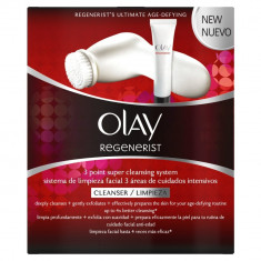 Set perie de curatare faciala Olay Regenerist 2 viteze si crema exfoliere ID138 foto