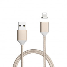 Cablu magnetic cu mufa Lightning pentru iPhone/ iPad / iPod foto