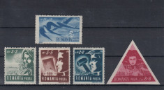 ROMANIA 1948 LP 230 UTM SERIE MNH foto