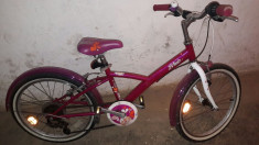 BICICLETA 20&amp;quot; MISTIGIRL 500 ROZ FETE foto