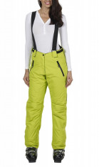 Pantaloni ski, snowboard pentru femei, marime 40, cu bretele detasabile, Fifty Five, verde, ID435 foto