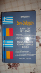 Euro-dialogues roman - grec grec - roman pronuntie scurta gramatica ghid foto