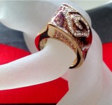 Inel -marimea 9,19 mm-placat cu aur 18K -PIELE DE SARPE 60mm-STANTTA
