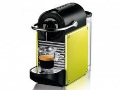 Cafetiera cu capsule Nespresso-Delonghi EN125L Elektro Pixie, galben foto