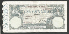 ROMANIA 100000 100.000 LEI 20 DECEMBRIE 1946 [11] XF+ foto