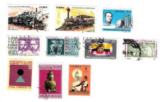 lot nr. 1- AMERICA DE SUD SI CENTRALA, 10 timbre stampilate foto