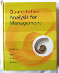 QUANTITATIVE ANALYSIS FOR MANAGEMENT, Ch.Bonini, W. Hausman, H. Bierman, 1997 foto