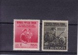 ROMANIA 1950 LP 270 LUPTA PENTRU PACE SERIE MNH, Nestampilat