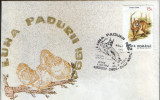 Romania - 1994-Plic oc.- Luna Padurii Cluj - Rasul,specie ocrotita - 2/scanuri