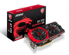 Placa video MSI AMD R7 370 GAMING 2G, R7 370, PCI-E, 2048MB GDDR5, 256 bit, 925/1050MHz, 5600/5700MHz, 2*DVI, HDMI, DP, FAN bulk foto