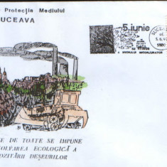 Romania - 1994-Plic oc.- Ziua Mondiala a mediului 5 Iunie - Depozitare deseuri