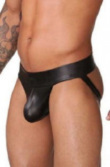 Jockstrap / Suspensor imitatie de piele - marimea M/L foto