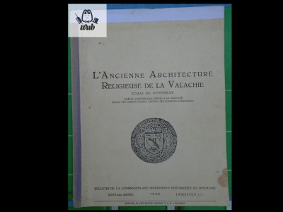 N. Ghika Budesti L&amp;#039;Ancienne architecture religieuse de la Valachie foto