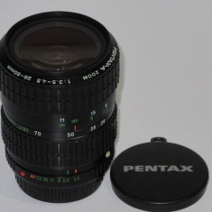 Obiectiv foto Pentax-A Zoom 1:3.5-4.5 28-80mm Macro + capace - PK mount