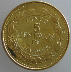 HONDURAS KM#72.4 - 5 Centavos de lempira 2005 UNC foto