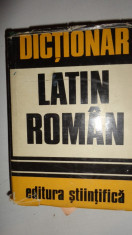 DICTIONAR LATIN - ROMAN AN 1973/620PAGINI= GH.GUTU foto