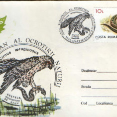 Romania - 1995-Plic oc.- Anul European al Ocrotirii Naturii - Eretele de stuf
